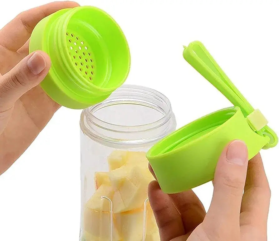 Portable USB Mini Fruit Bottle Juicer – 380ml Travel Smoothie Blender