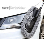 Telescopic Microfiber Car Duster Brush – Extendable Handle Scratch-Free Cleaning Mop
