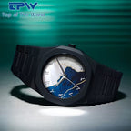 Arabic Aura Lightweight Fiber Watch – Trendy Numeric Calligraphy Wrist Watch