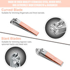 Professional 16-in-1 Stainless Steel Manicure & Pedicure Grooming Set with Travel Case