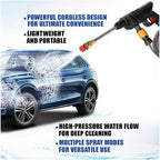 48V Max Cordless High Pressure Water Jet Gun – Portable Wireless Car Wash Foam Sprayer
