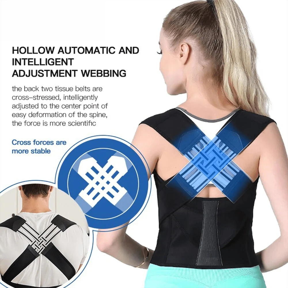 Premium Spider Posture Corrector Belt – Adjustable Full Back & Shoulder Support Support