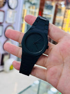 Black Arabic Aura Wrist Watch – Lightweight Fiber Plastic Trendy Timepiece