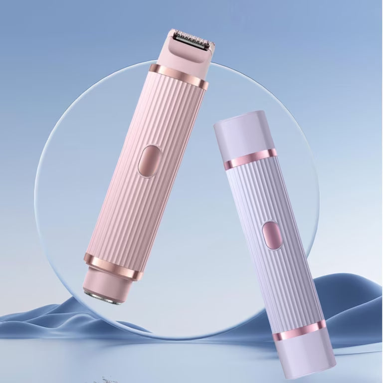 2-in-1 Dual Head Electric Lady Shaver & Bikini Trimmer – Painless Wet & Dry Hair Removal