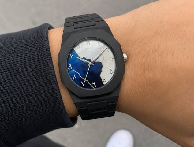 Arabic Aura Lightweight Fiber Watch – Trendy Numeric Calligraphy Wrist Watch