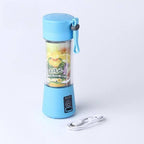 Portable USB Mini Fruit Bottle Juicer – 380ml Travel Smoothie Blender
