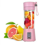 Portable USB Mini Fruit Bottle Juicer – 380ml Travel Smoothie Blender
