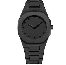Black Arabic Aura Wrist Watch – Lightweight Fiber Plastic Trendy Timepiece