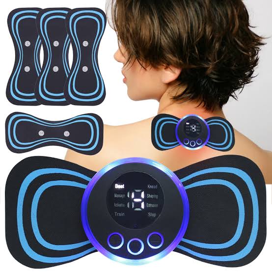 2-in-1 Ultimate EMS Body Recovery Combo – Smart Foot Massager Mat + Mini Butterfly Patch